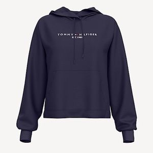 Tommy Hilfiger Black Essential Logo Hoodie